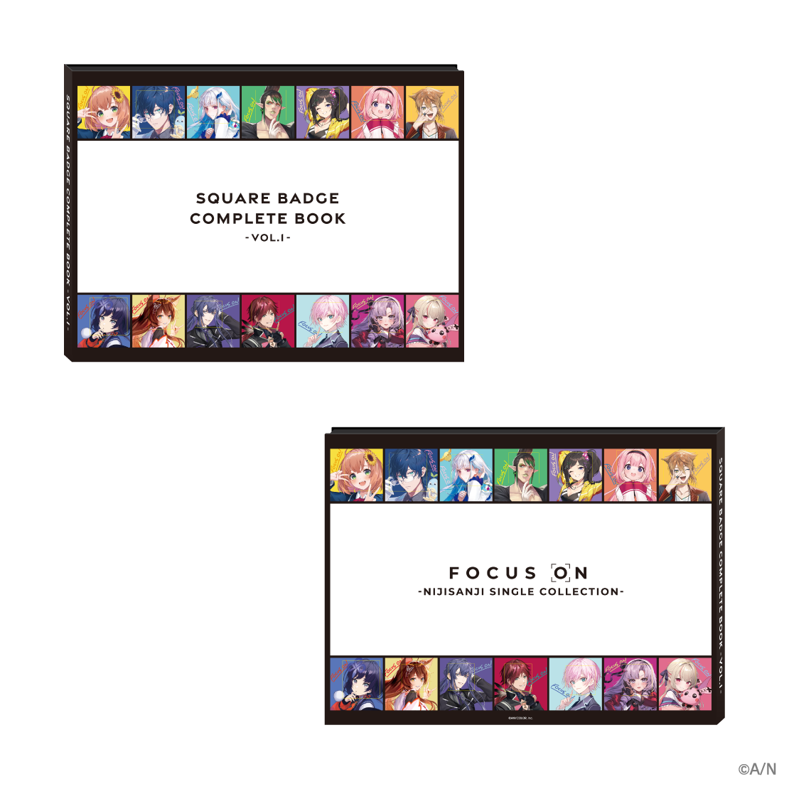 【FOCUS ON】スクエア缶バッジ コンプリートブック vol.1