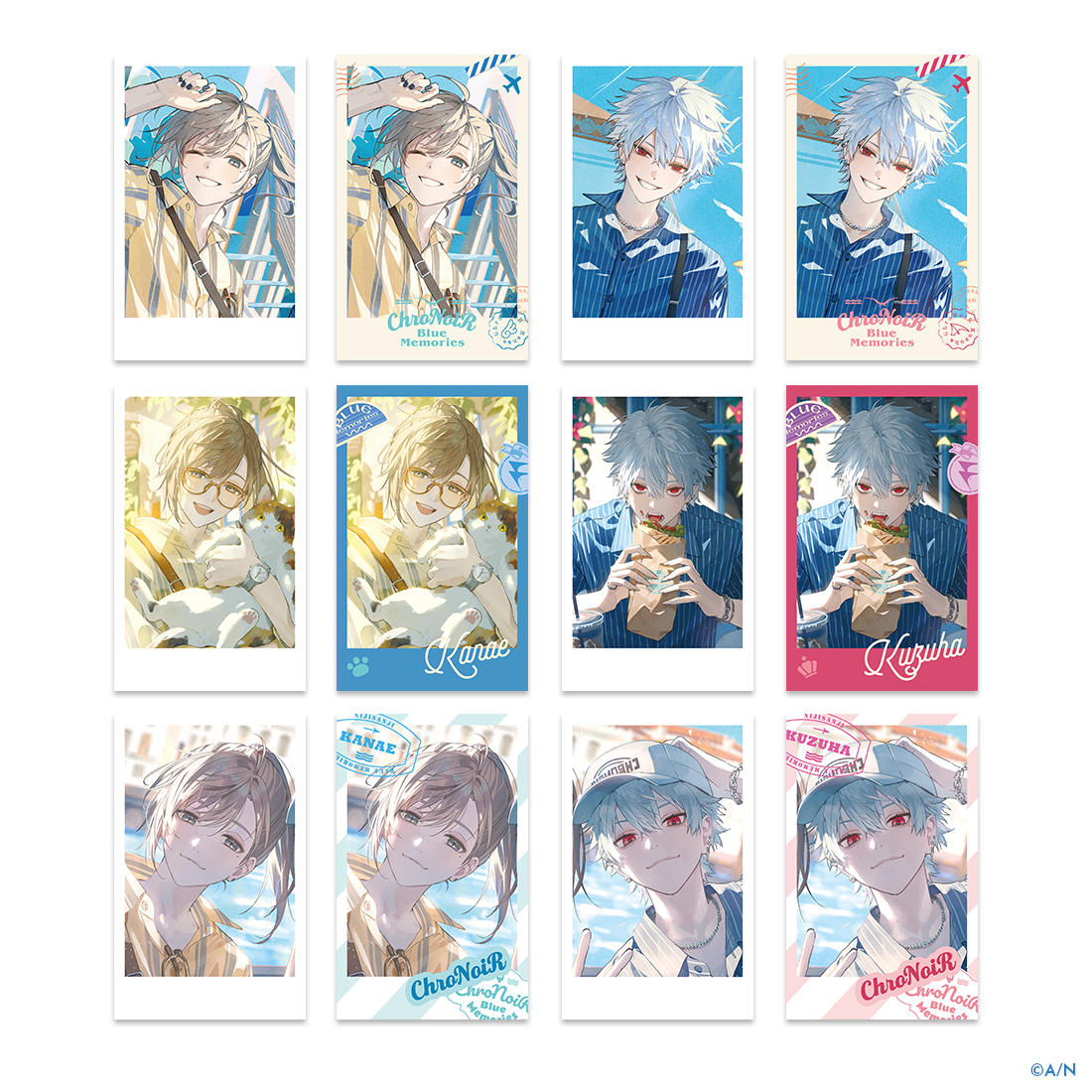 【ChroNoiR Blue Memories】ランダムチェキ風カード